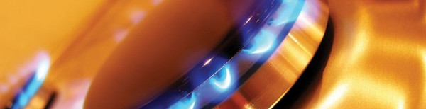 Gas flame close-up