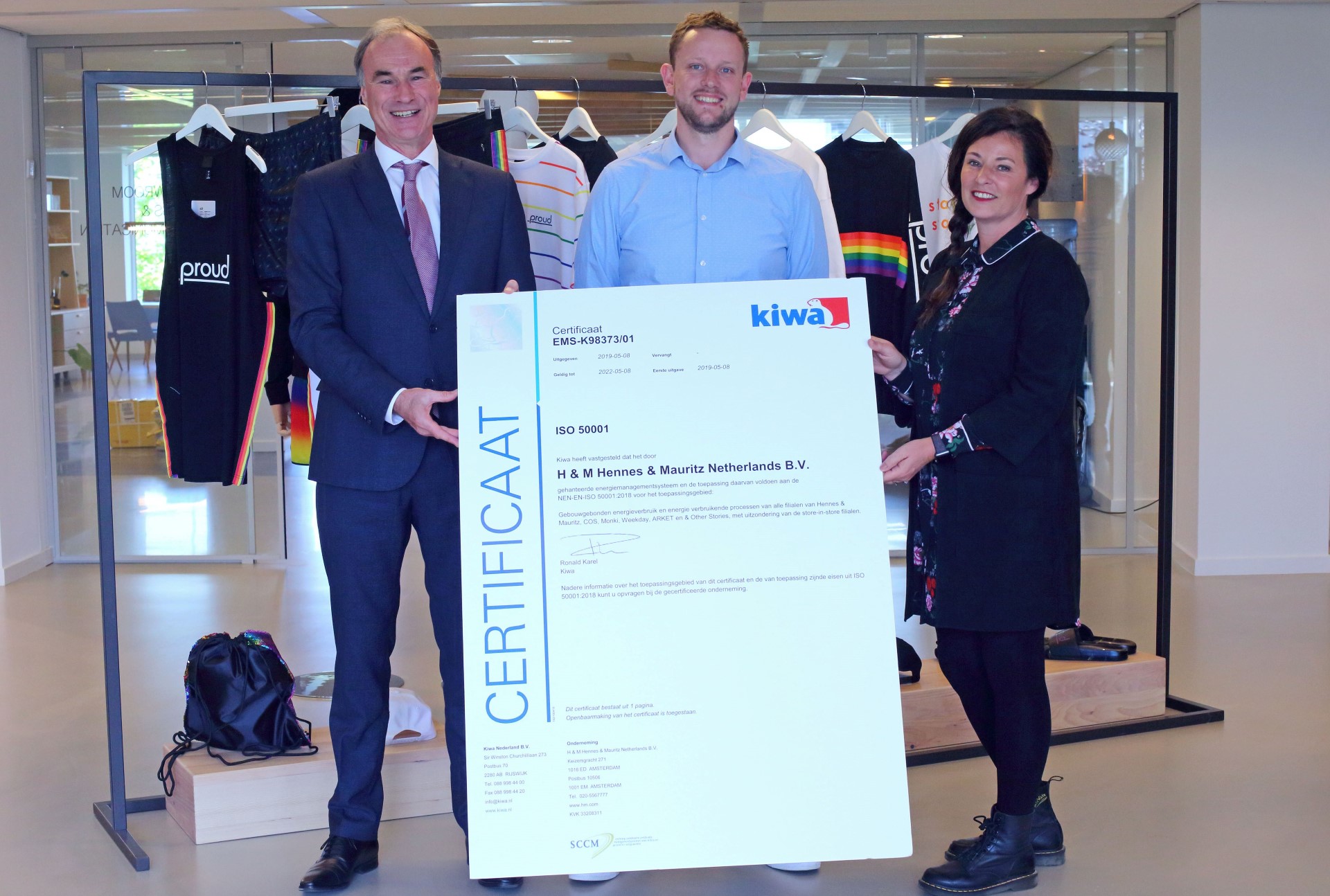 H&M Netherlands BV ottiene la Certificazione ISO 50001