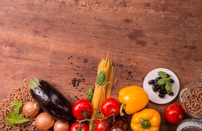 frutta e verdura tavola