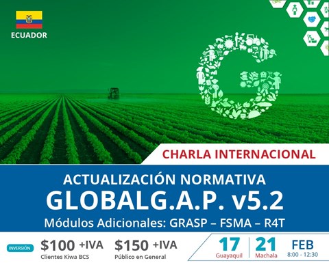 Charla Internacional - Actualización GLOBALG.A.P v5.2