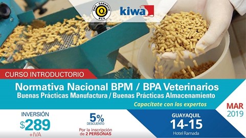 Curso Introductorio – Normativa Nacional BPM / BPA Veterinarios