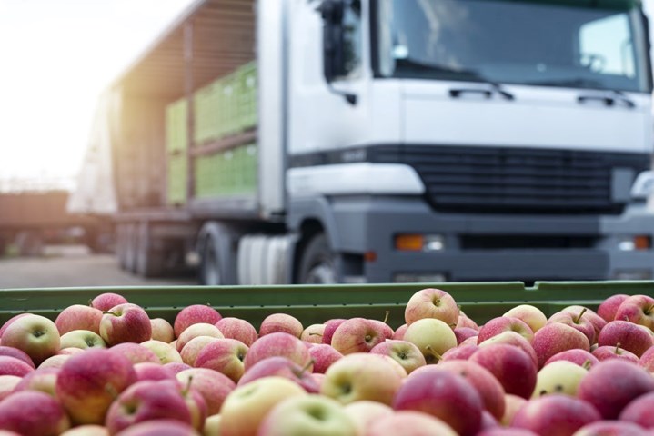 Transport de pommes certifié par Kiwa France