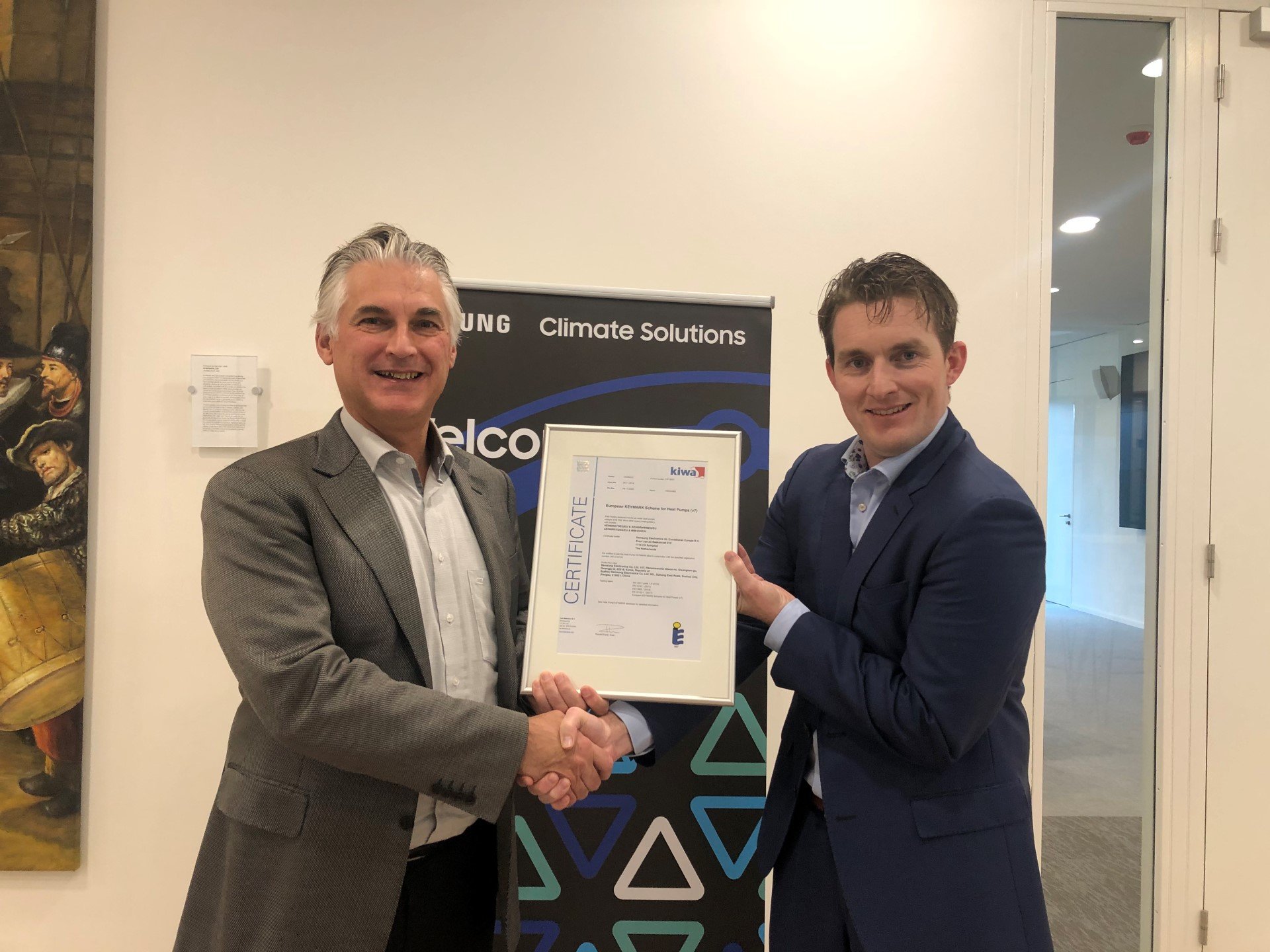 Consegna certificato Samsung