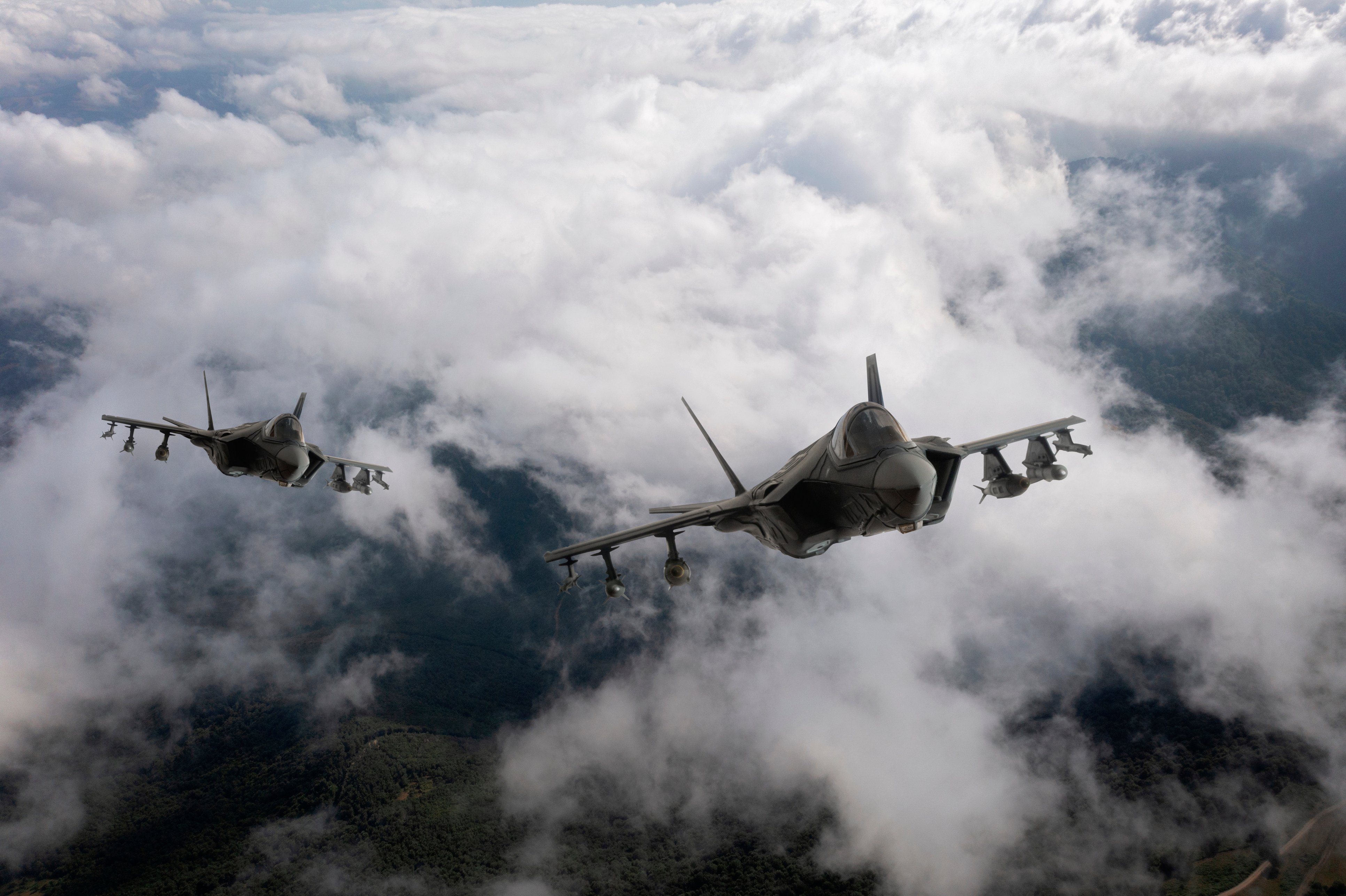 F35 jagerfly i lufta