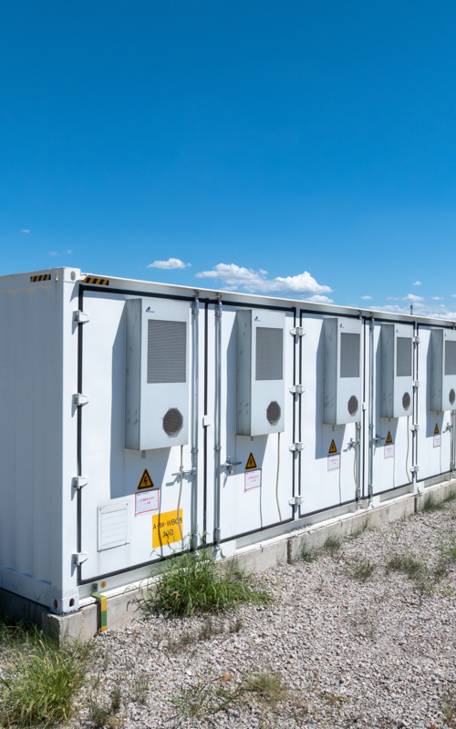 Battery energy storage system infrastructure in a field