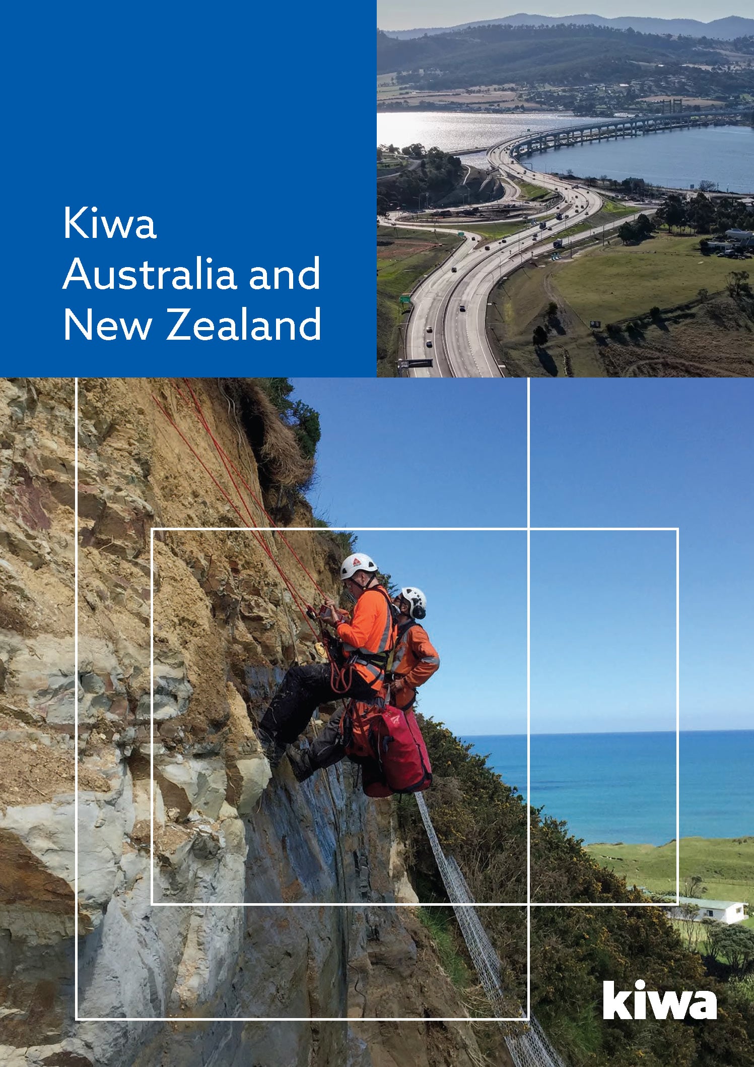 Cover features geoscientists inspecting a rockwall and the Bridgewater Bridge in Tasmania, Australia