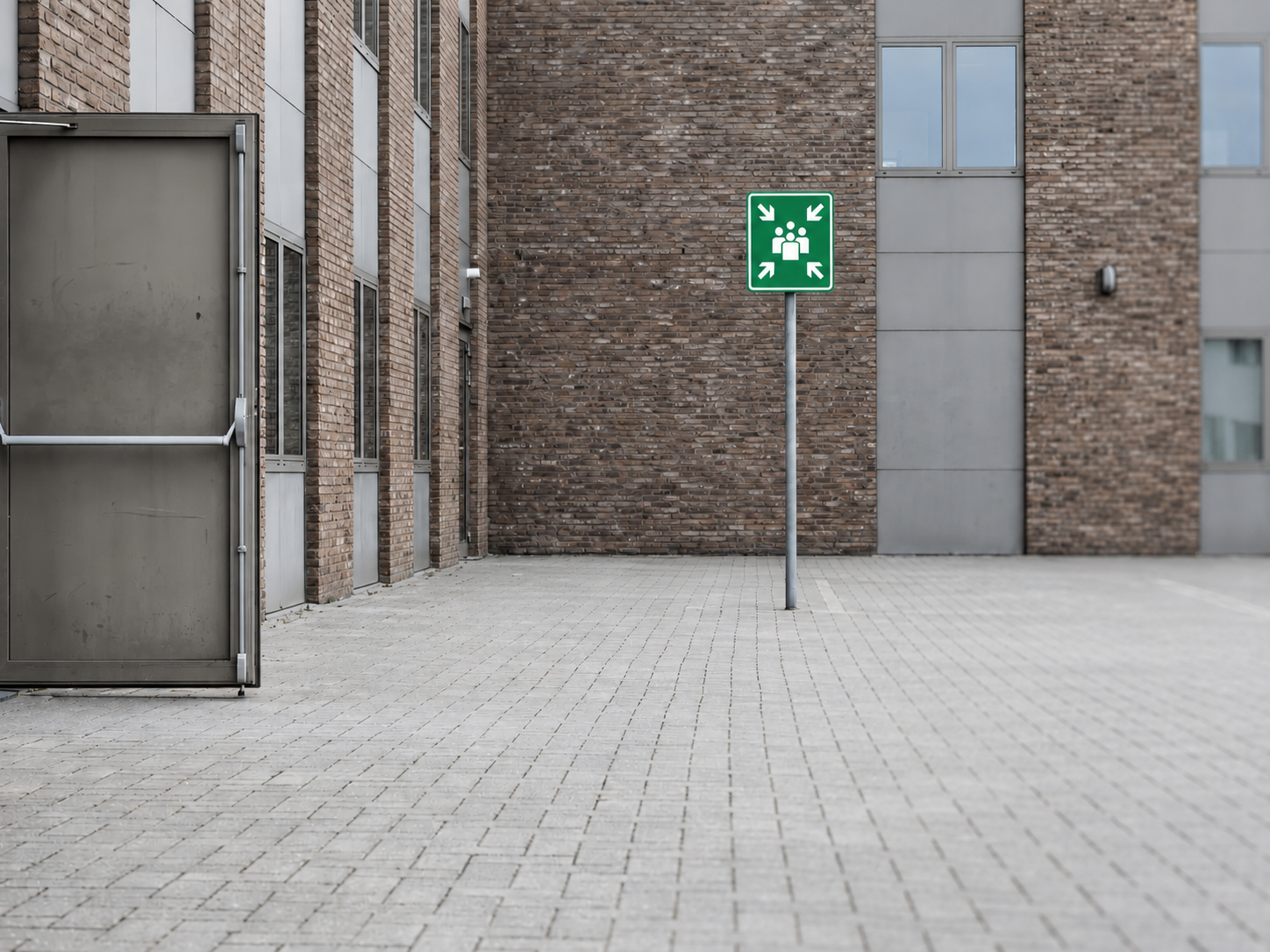 Verzamelpunt open buiten locatie