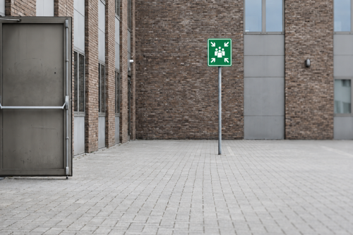 Verzamelpunt open buiten locatie