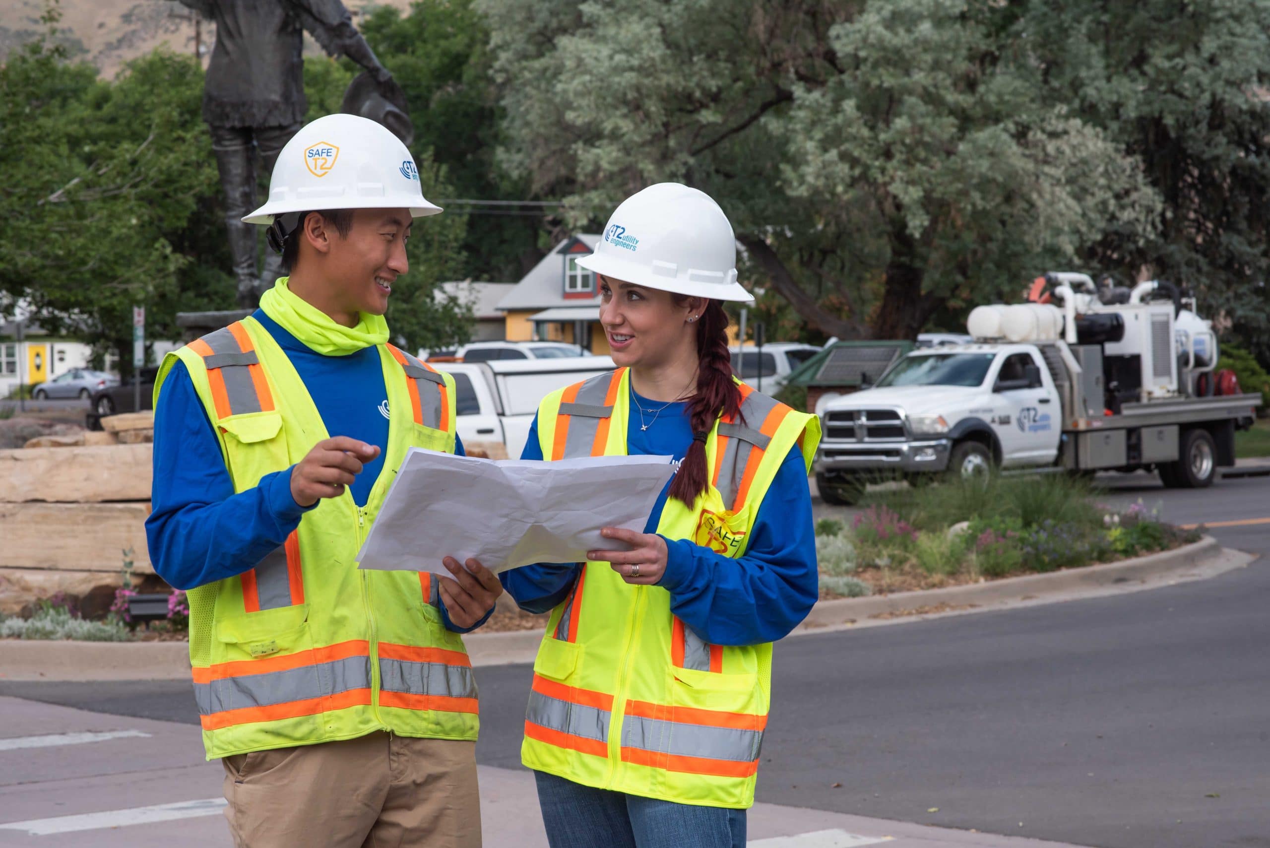 Female Kiwa Inspector climbing a ladder