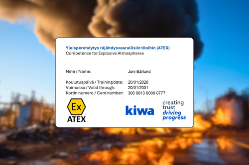 ATEX turvakortti