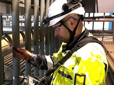 Magnetinės defektoskopijos MT įranga tikrinant feromagnetinių medžiagų vamzdyną