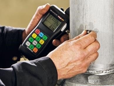 Vizualinės ir matavimo kontrolės VT prietaisas tikrinant suvirinimo sujungimą