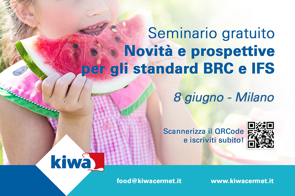 Seminario 'Novit&agrave; e prospettive per gli standard BRC e IFS' - Locandina