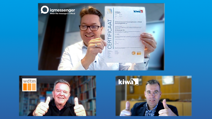 IQ Messenger behaalt WDTM certificering small.png