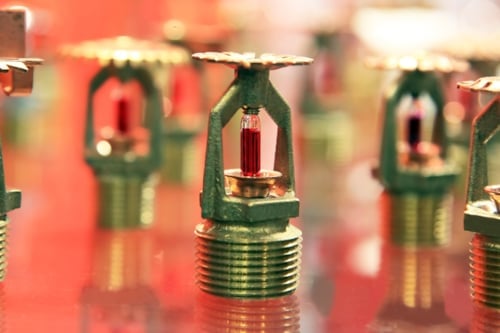 Sprinkler aan het plafond