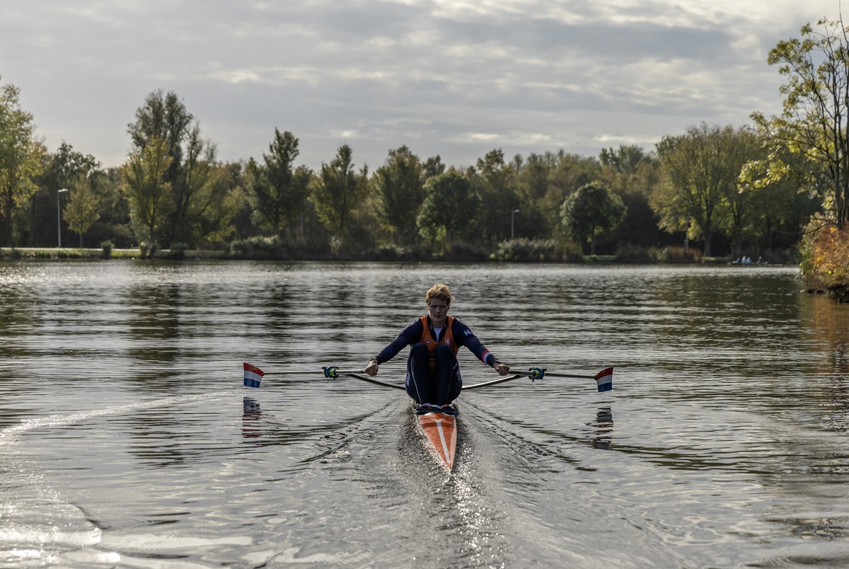 Roeier op het water | Kiwa en de KNRB