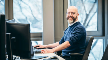 En av alla som jobbar med kundsupport p&aring; Kiwa Sverige. 