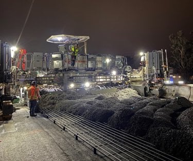 Kiwa employees working in the night