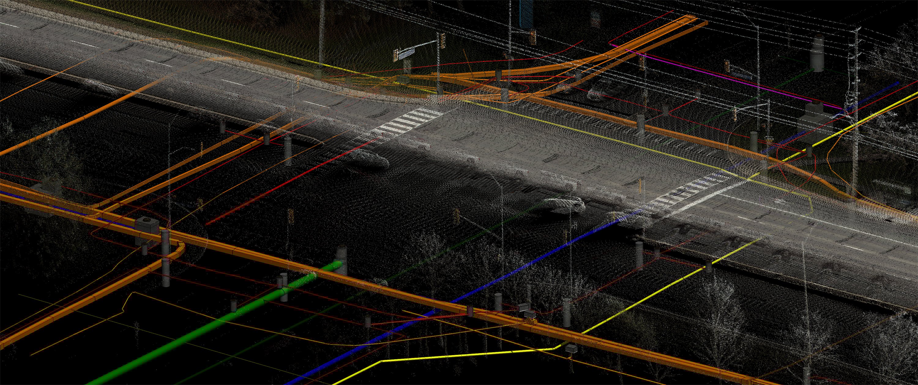 Industrial gas burner system with red units and yellow pipes in a technical facility.