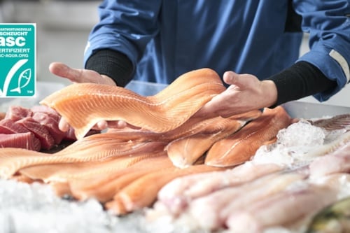 ASC certified salmon filets by Kiwa